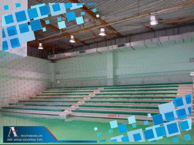 อัฒจันทร์พับเก็บได้-ม้านั่งไฟเบอร์กลาส