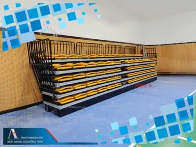 อัฒจันทร์พับเก็บได้ ที่นั่งมีพนักพิง ATHKT1A