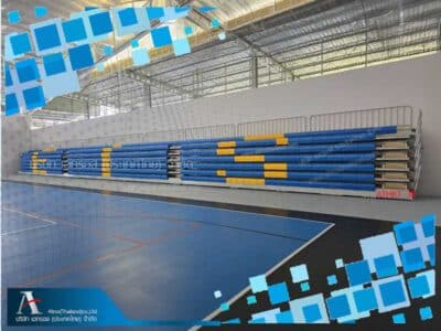 อัฒจันทร์พับเก็บได้ สถานะพับเก็บ