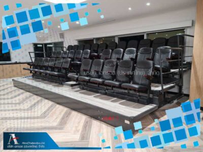 อัฒจรรย์พับเก็บ-เก้าอี้หอประชุมกางออก