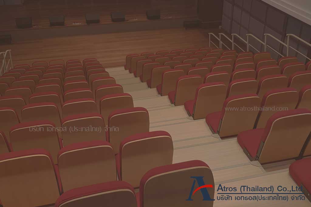 อัฒจันทร์หอประชุมพับเก็บ