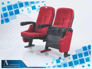 เก้าอี้สนามกีฬาVIPหุ้มเบาะ มีกล่องปิดขา