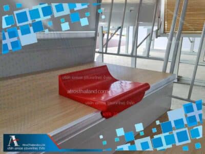 ม้านั่งไฟเบอร์กลาส พนักพิงเตี้ย สลับสีได้