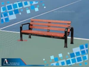 เก้าอี้ที่นั่งนักกีฬาอลูมิเนียมลายไม้