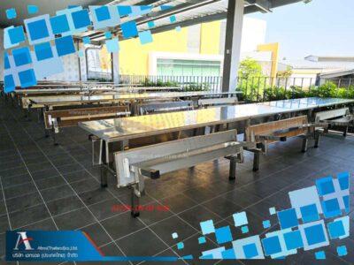 AT-05-07-6SS-โต๊ะโรงอาหารสแตนเลสพับได้-6-ที่นั่ง