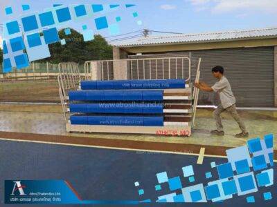 อัฒจันทร์พับเก็บเข็นเคลื่อนย้าย