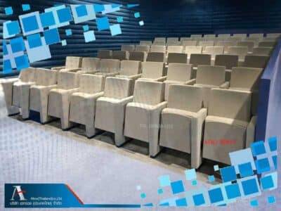 โซฟาที่นั่งพับได้ เก้าอี้โรงหนัง