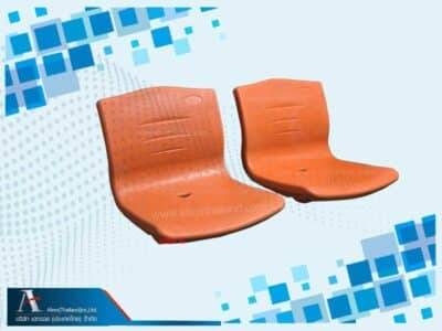 เก้าอี้สนามกีฬา HDPE พนักพิงกลาง