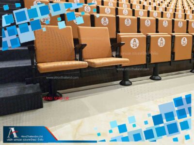 เก้าอี้เธียเตอร์-พับเก็บบางเพิ่มความกว้างทางเดิน