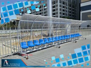 เก้าอี้นักกีฬาสำรอง 6ที่นั่ง