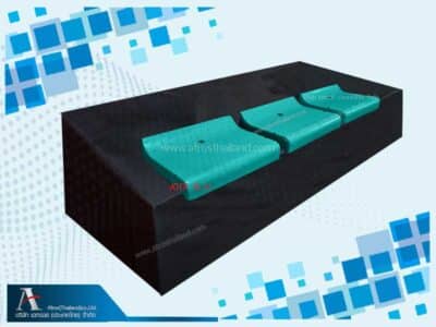 ม้านั่งสนามกีฬาไฟเบอร์ไม่มีพนักพิง