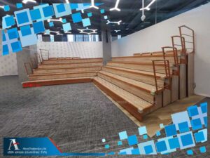 อัฒจันทร์พับเก็บเปล่า-ไม่มีที่นั่ง