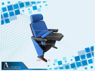 เก้าอี้-Auditorium-พนักพิงสูงมีหมอนหนอนหัว-ขาอลูมิเนียม