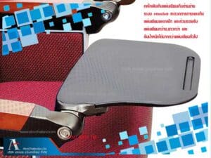 แผ่นเขียนABSพับเก็บข้างและหมุนขึ้นมาใช้งานระบบRevolve