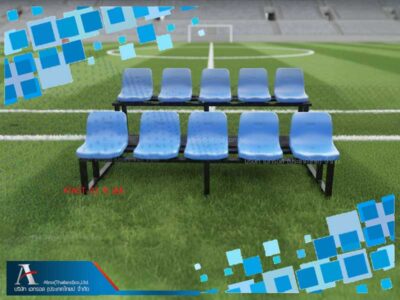 ที่นั่งข้างสนามแบบ 2 แถว