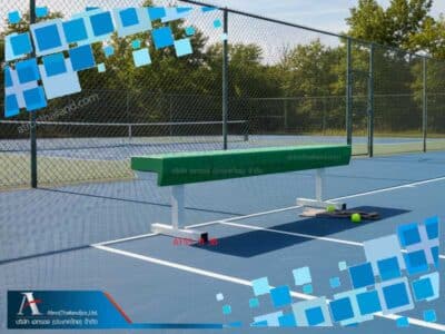 ม้านั่งริมสนามกีฬา ม้านั่งสนามเทนนิส ที่นั่งเจ้าหน้าที่สนาม