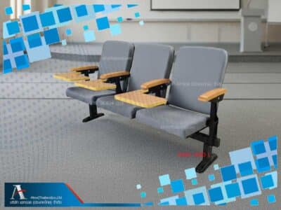 เก้าอี้ฟังคำบรรยายที่นั่งและแผ่นเขียนพับได้