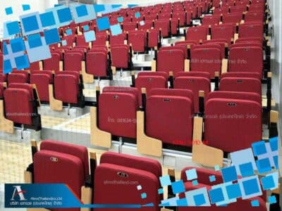 เก้าอี้ฟังคำบรรยายที่นั่งและแผ่นเขียนพับได้