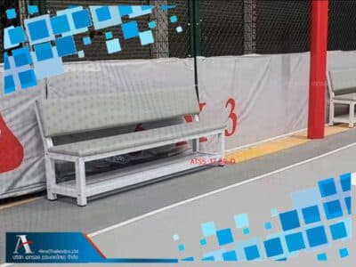 ม้านั่งหุ้มเบาะ แบบมีพนักพิง รุ่น ATSS 17 BR