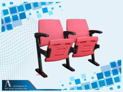 เก้าอี้เชียรกีฬา ที่นั่งพับ มีท้าวแขน