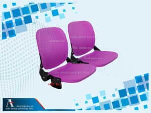 เก้าอี้อัฒจันทร์แบบยึดพื้นโพลี่พรอพพีลีน