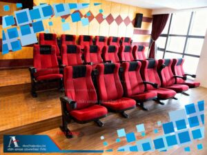 เก้าอี้สนามกีฬาวีไอพีพนักพิงสูง ท้าวแขนไม่หุ้ม