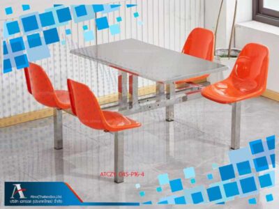 ATCZY-04S-P16-4-โต๊ะอาหารสแตนเลส-4-ที่นั่ง