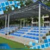 อัฒจันทร์5ชั้นพร้อมหลังคาATAST01R08-5M