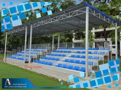 อัฒจันทร์5ชั้นพร้อมหลังคาATAST01R08-5M